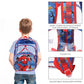 Bioworld Spider-Man Classic 2-Piece 16" Kids Clear Backpack & Lunch Box Set For School And Travel