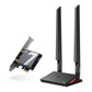 TP-Link WiFi 7 BE9300 PCIe WiFi Card for Desktop PC(Archer TBE550E), Tri-Band Wireless Adapter, Bluetooth 5.4, Multicolor Status LED, Supports AMD/Intel Motherboard, Not Compatible with Windows 10