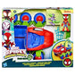 Spidey and his Amazing Friends Marvel Dino-Webs Crawler Toy Car Playset, Spider-Man & Goblin Raptor 4-Inch Action Figures, Kids Ages 3 & Up