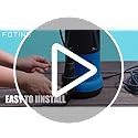 FOTING Sump Pump 1HP Clean/Dirty Submersible Water Pump,4600GPH Utility Pump Thermoplastic Electric Portable Transfer Water Pump for Swimming Pool Pond Basement with 10ft Power Cord,Manual