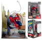 McFarlane Toys - Marvel Spider-Man 1:6th Scale Posed Figure with Scene & Comic (Based on The Amazing Spider-Man #301) | Backdrop scene, comic
