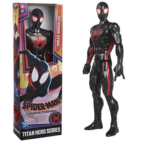 Marvel Spider-Man Miles Morales Toy, 12-Inch-Scale Spider-Man: Across The Spider-Verse Action Figure, Ages 4 and Up