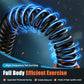 Cordless Battle Ropes with Adjustable Resistance Springs - Weighted Ropeless Battle Rope for Home Gym Exercise, Portable Workout Equipment for Strength Training & Cardio Fitness