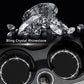 2PCS Bling Car Cup Coaster, 2.75 Inch Auto Cup Holder Insert Coasters Silicone Anti-Slip Crystal Rhinestone Drink Mat, Universal Vehicle Interior Accessories for Women Girls (Black)