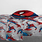 Marvel Spiderman Twin Comforter Set 4 Piece Kids Bedding for Boys, Multi | Bed in a Bag, Comforter Sheets Pillowcase, Official Product, Soft Microfiber, Machine Washable, Easy Care, Boys Gift