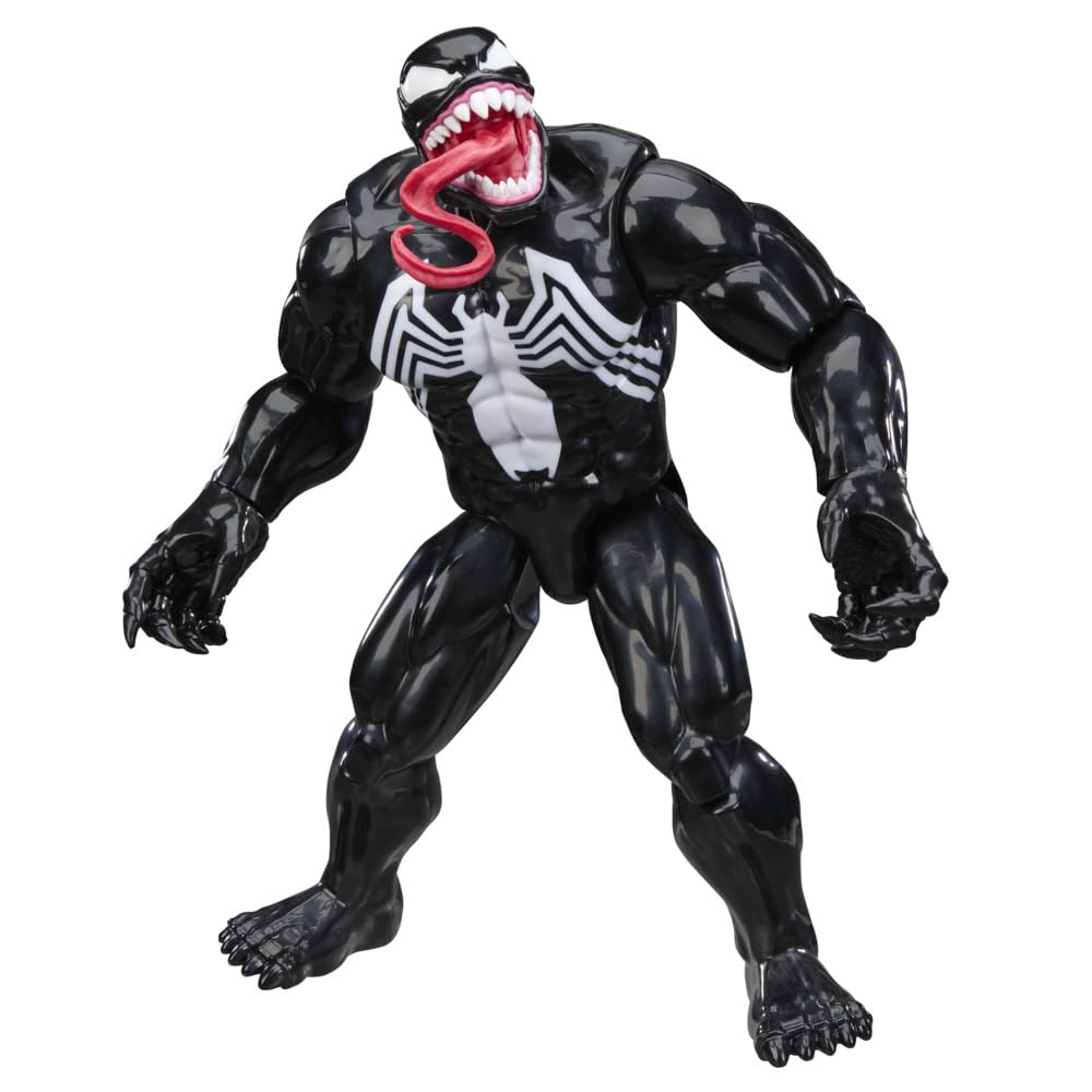 Marvel Spider-Man Titan Series Venom Deluxe Action Figure, 12-Inch-Scale (30 cm) Super Hero Toys for Kids Ages 4+