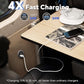 12V USB Outlet All-Aluminum QC 3.0 USB-A & USB-C PD3.0 Dual Fast Car Charger Socket, Recessed Mount Car USB Port for Car Truck Boat RV Camper Van Trailer (Small Version)