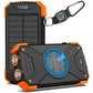 BLAVOR Solar Power Bank 10,000mAh Portable Wireless Charger for Cell Phones