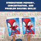 Giant Matching Card Game Spider-Man, Memory Game, Jumbo Playing Cards, 3+ | Marvel Toys, Giant Card Games, Family Game Night, Travel Games, Playing Cards, Screen-Free, Travel Game, Holiday Game