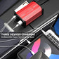 ALLWEI 300W Power Inverter 12V DC to 110V AC Car Inverter with 27W PD USB-C &18W USB-A Fast Charging, Car Charger Cigarette Lighter Adapter for Phone, Laptop and Small Devices on Road Trip-Red