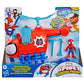 SPIDEY AND HIS AMAZING FRIENDS Marvel Team Spidey Copter, 3-Inch (7.6 CM) Action Figure & Toy Vehicle with Projectile, Super Hero Toys, Ages 3+