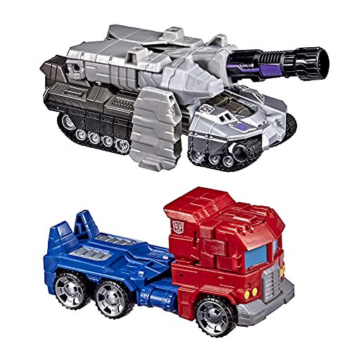 Transformers Toys Heroes and Villains Optimus  and Megatron 2-Pack Action Figures - for Kids Ages 6 and Up, 7-inch ( Exclusive)