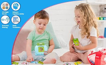 Educational Talking Flash Cards | Learning Toys Flash Cards | Educational Brain-Cards Toys Interactive Learning Toy Set - Early Development Toy for Kids Boys and Girls