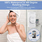 URROY Shower Phone Holder Waterproof, 360° Rotation Shower Phone Case, Anti-Fog High Sensitivity Universal Cover Mount Stand for Bathroom Wall Mirror Bathtub Kitchen, Gift for Men Women