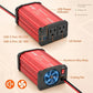ALLWEI 300W Power Inverter 12V DC to 110V AC Car Inverter with 27W PD USB-C &18W USB-A Fast Charging, Car Charger Cigarette Lighter Adapter for Phone, Laptop and Small Devices on Road Trip-Red