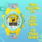 Nickelodeon Spongebob Squarepants Kids LCD Watch with LED Lights - Colorful Character Strap, Interactive Flashing Display, Comes in Collectible Tin Box
