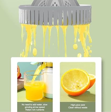 Automatic Citrus Fruit Juicer Electrical Orange Juicer Squeezer Electric Lemon Juicer Rechargeable and Portable Kitchen Juicer Machines for Orange Grapefruit