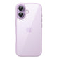 JETech Case for iPhone 17 6.3-Inch, Shockproof Phone Bumper Cover, Solid Color Matte TPU Frame, Anti-Scratch Clear Back (Lavender)