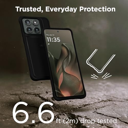 Motorola Edge (2025) Black Protective Case - Precision fit, Stylish Shock Absorbing Phone Case