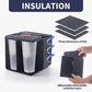 Foyego 4 Cup Drink Carrier with Handle, Reusable Insulated Drink Caddy Drink Holder for Car, Folding Portable Coffee Cup Holder Bag for Travel and Delivery
