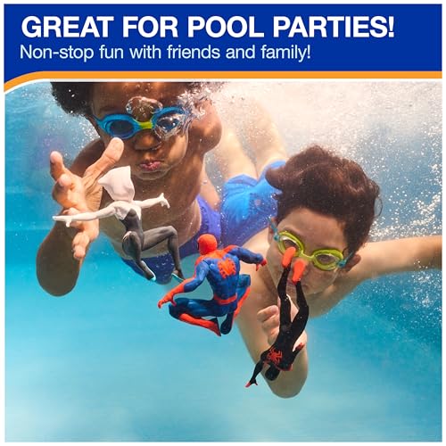 SwimWays Marvel Spider-Man Dive Characters Pool Toy 3-Pack; Ages 5+