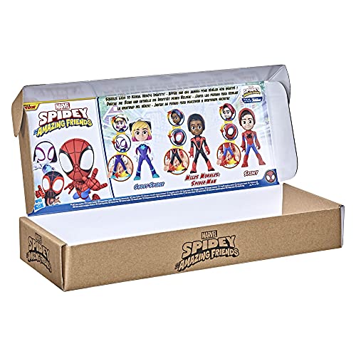 Spidey and his Amazing Friends Marvel Hero Reveal Multipack with Mask-Flip Feature, 4-Inch Action Figure Toys, Kids 3+ ( Exclusive)