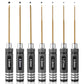 Professional RC Titanium Plated Ti Coated Hex Screwdriver Set - 7PCS Precision Hexagon Allen Kit (0.9-3.0mm) for RC Car, Drone, Helicopter, Durable RC Tool Kit