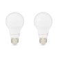 Basics A19 LED Light Bulbs – 60W Equivalent, 9W Energy Efficient, Soft White 2700K, E26 Base, 2-Pack, Non-Dimmable