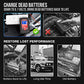 1.75-Amp Car Battery Charger, 6V and 12V Smart Fully Automatic Battery Charger Maintainer, Trickle Charger, Battery Desulfator for Car, Lawn Mower, Motorcycle, Boat, Marine Lead Acid Batteries