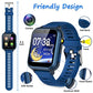 Wiszodet Kids Smart Game Watch with 39 Games HD Touch Screen Video Camera Music Player Pedometer Flashlight Alarm Clock 12/24 hr, Gifts for 5-12 Year Olds Boys
