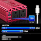 BESTEK 400W Car Power Inverter for Vehicles – DC 12v to AC 110v Car Plug Adapter Outlet with PD 30W USB-C &USB-A 3.0 Fast Charging, Car Charger Cigarette Lighter Adapter for Laptop, Road Trip, Camping
