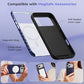 ZTOFERA Magnetic Case for iPhone 17 Pro, Compatible with Magsafe, Polka Dot Aesthetic Phone Case Cute for Girl Women, Hard PC+Soft TPU Protective Phone Cover for iPhone 17 Pro-Navy Blue