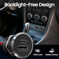 12V USB Outlet All-Aluminum QC 3.0 USB-A & USB-C PD3.0 Dual Fast Car Charger Socket, Recessed Mount Car USB Port for Car Truck Boat RV Camper Van Trailer (Small Version)