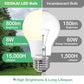A19 LED Light Bulbs, 60 Watt Equivalent LED Bulbs, Soft White 2700K, 800 Lumens, E26 Standard Base, Non-Dimmable, 8W Warm White LED Bulbs for Bedroom Living Room, 3 Pack