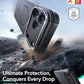 ESR for iPhone 17 Pro Phone Case with Stand, 23ft Military-Grade Drop Protection with Camera Control, Shock-Absorbing Rugged Cover, Compatible with MagSafe Accessories, Cyber Series, Black