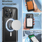 Lanhiem Magnetic for iPhone 14 Pro Max Case, Waterproof Dustproof Case with Built-in Screen Protector Compatible with Magsafe, Full Body Protective Cover for iPhone 14 Pro Max 6.7 inch -Black