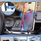 Wireless Car Charger, MOKPR Auto-Clamping Car Mount 15W/10W/7.5W Fast Charging Air Vent Car Phone Mount Compatible with iPhone 15/14/13/13 Pro/12 Pro Max/12 pro/12/11/10 Series, Samsung Galaxy Series