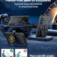 FNTCASE for Samsung Galaxy S25-FE Case: Military Grade Rugged Cell Phone Cover with Kickstand & Belt-Clip Holster | Shockproof Protection Bumper Matte Textured for Galaxy S25 FE Cases 6.7inch - Black