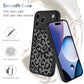 AIGOMARA Case Made for iPhone 17 Pro [Compatible with MagSafe] Black Leopard Pattern Design for Women Girls Men Soft TPU Bumper Hard PC Back Anti-Fall Shockproof Protective Slim Magnetic Cover