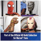 4D Build Marvel Spider-Man Bust 3D Puzzle Model Kit for Adults
