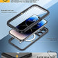 Lanhiem Magnetic for iPhone 14 Pro Max Case, Waterproof Dustproof Case with Built-in Screen Protector Compatible with Magsafe, Full Body Protective Cover for iPhone 14 Pro Max 6.7 inch -Black