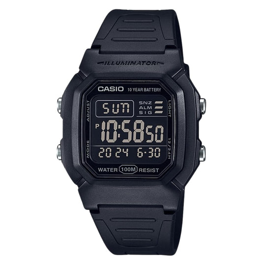 Casio W800HG Series | Men’s Digital Watch | 100 Meter Water Resistance | Multi Function Alarm | 100 SEC Stopwatch | Auto Calendar | Countdown Timer | LED Light | Dual Time| 10 Year Battery