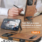 WTCASE Magnetic for iPhone 17 Pro Leather Case,Built-in Invisible Stand [Compatible with Magsafe] Protective Slim Kickstand Phone Cover for iPhone 17 Pro Case, Brown