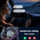 LIHAN FM Transmitter for Car Bluetooth Adapter 5.4,48W PD+QC Fast Charging,Hands-Free Calling,Streams Spotify/Navigation/Music via Car Radio,Wireless Upgrade Non-Bluetooth Cars,USB-C,USB/TF,12V/24V