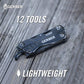 Gerber Gear Dime 12-in-1 Mini EDC Multitool - Needle Nose Pliers, Pocket Knife, Keychain, Bottle Opener - Gifts for Men, EDC Gear and Equipment - Black