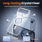 toushion 3 in 1 for iPhone Air Case Clear,Fits MagSafe, Not Yellowing, Screen Protector*1 Camera Lens Protector*1, Military-Grade Protection for Phone Cover 6.5 inch