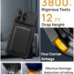 SSLOTSCASE for iPhone 17 Pro Max Case with Card Holder & Kickstand, Black | Slide Camera Lens Cover & Camera Stand & Wallet, Military-Grade Heavy Duty Phone Case Cover for iPhone 17 Pro Max 5G 2025