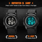 OLAZONE Digital Watches Men Ultra-Thin Minimalist Sports Waterproof with Wide-Angle Display Rubber Strap Wrist Watch for Men