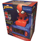 LEXiBOOK, Spider-Man Nightlight Alarm Clock, RL800SP | Sounds & Melodies, LCD Backlit screen, Luminous, Snooze, Blue