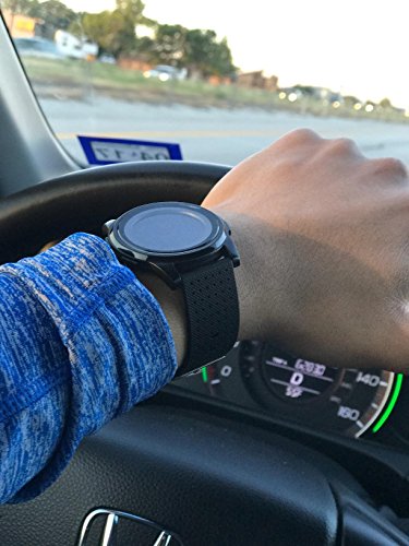 OLAZONE Digital Watches Men Ultra-Thin Minimalist Sports Waterproof with Wide-Angle Display Rubber Strap Wrist Watch for Men